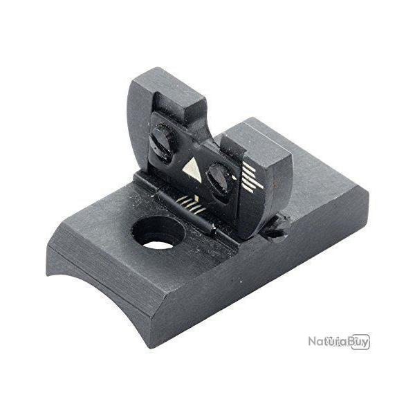 Base LPA SIGHTS avec cran de mire rabattable - Fixation avec vis 6/48"" (BAR01M)