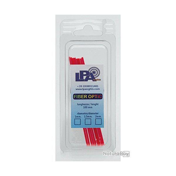 Blister fibre optique LPA SIGHTS - Couleur rouge -  1 mm.