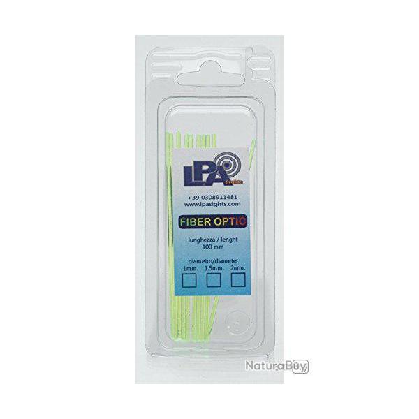Blister fibre optique LPA SIGHTS - Couleur vert -  1 mm.