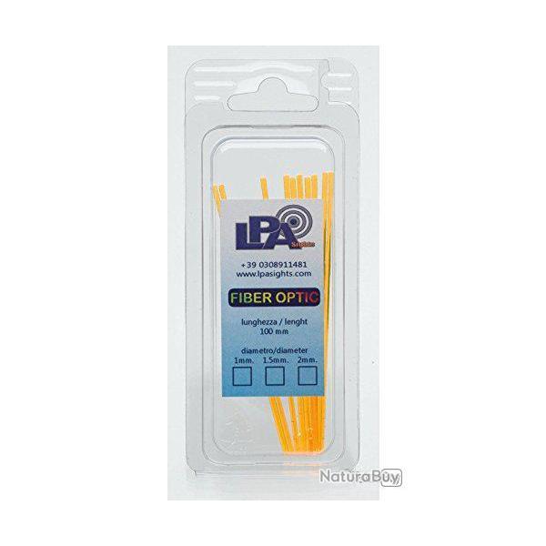 Blister fibre optique LPA SIGHTS - Couleur jaune -  1 mm.