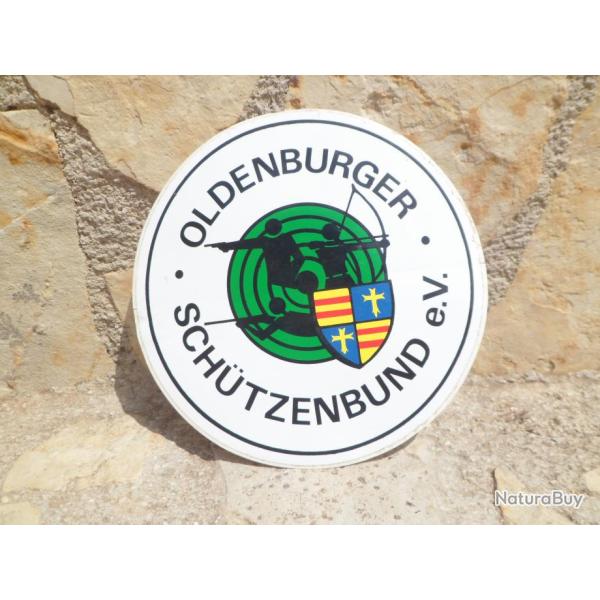 Magnifique autocollant Oldenburger Schutzenbund ( Import Allemagne )