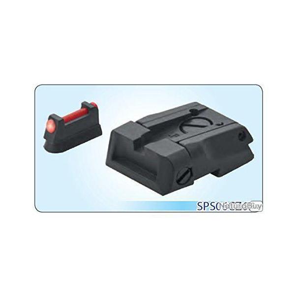 Set de mire LPA SIGHTS pour CZ SP01 ""Shadow"", ""Shadow 2", "Shadow 2" Orange (SPS06CZ6F)