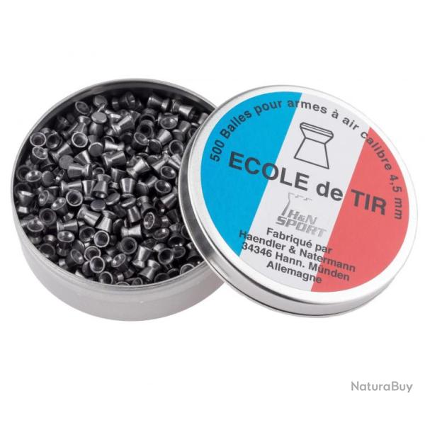 Accessoirs PLOMB  H&N Sport � PLAT � 4.5 mm  Boite de 500