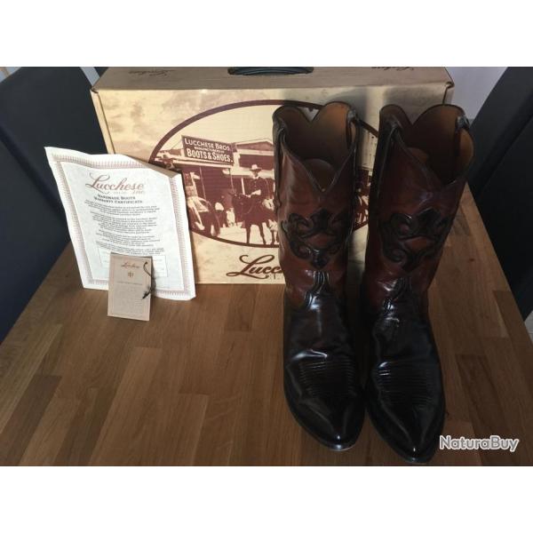 Bottes lucchese pointure 44