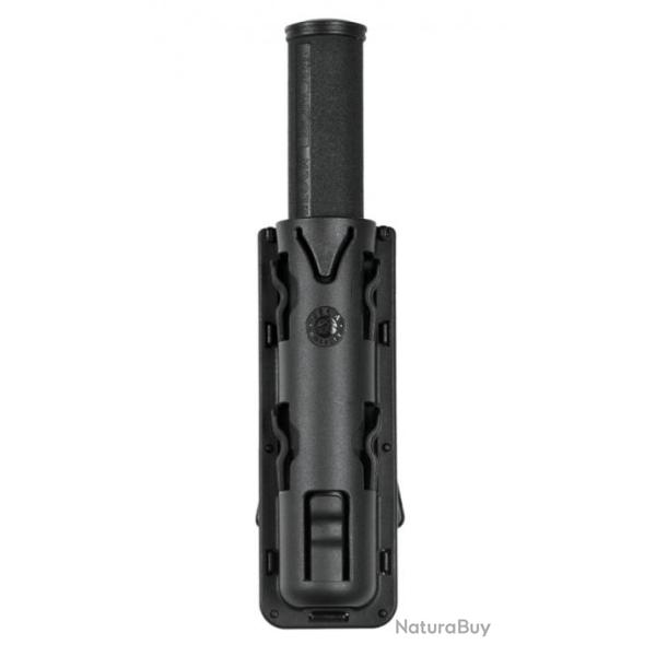 Porte matraque tlescopique noir orientable