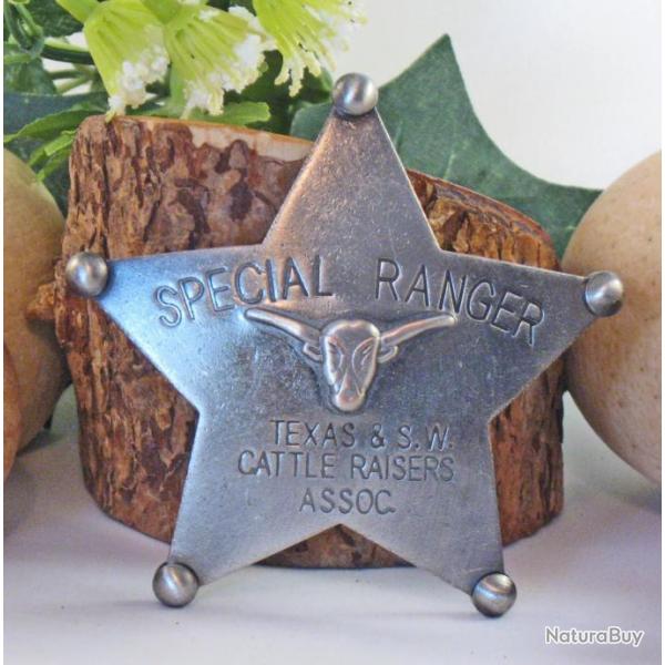 Lot de 3 Reproduction Western Etoile de Sheriff - Special Ranger Badge MI3025