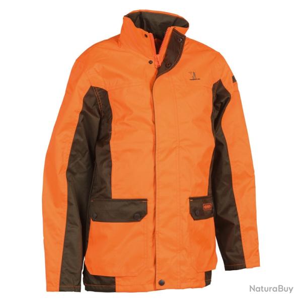 VESTE DE TRAQUE ENFANT - PERCUSSION ORANGE FLUO - TAILLE 10 ANS
