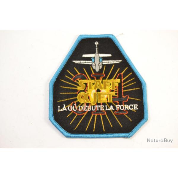 Patch / insigne tissu avion aviation STAFF ALPHAJET 314 L o dbute la force