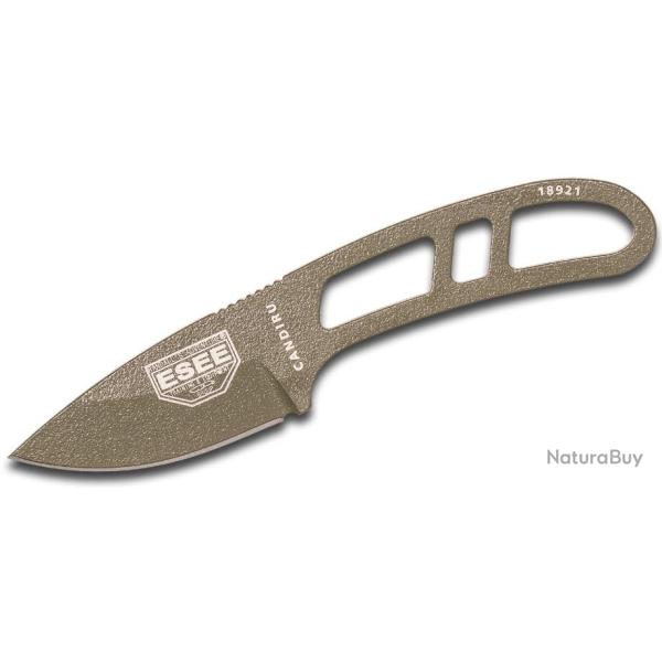 Couteau de Survie ESEE Candiru OD Green Carbone 1095 Made In USA ESCANOD