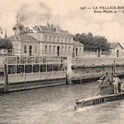 Carte Postale Ancienne La Pallice-Rochelle Sous-Marin Le Castor -N&deg;1349