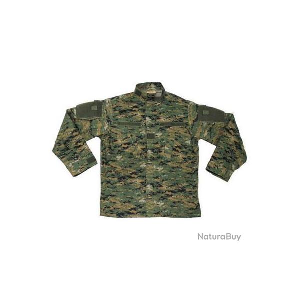 Veste de combat ACU rip stop digital woodland MFH