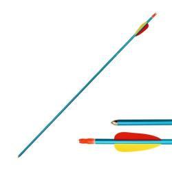 Fl&egrave;che de tir &agrave; l'arc 29 pouces (74cm), aluminium, bleue