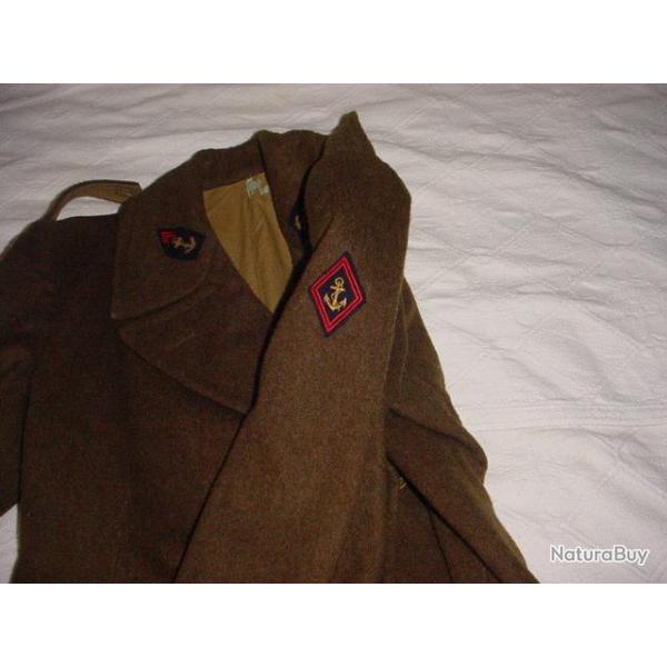 Capote trois quart infanterie coloniale