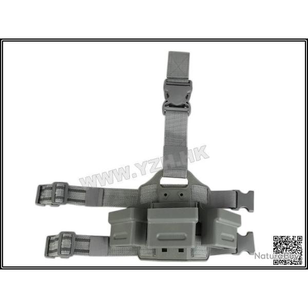 Plaque Cuisse CQC G36 Chargeur (x3) Noir (Emerson)