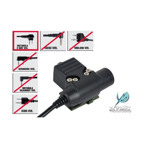 Z-Tactical PTT Motorola Connecteur Double (Z113)