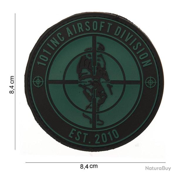 Patch 3D PVC 101 Inc Noir & OD (101 Inc)
