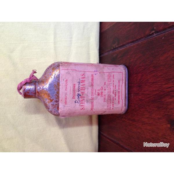 BOITE POUDRE DE CHASSE DE COLLECTION VIDE