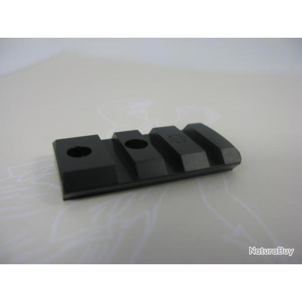 Embase weaver arri�re et avant HMS, queue d�arronde de 21 mm pour...voir la liste des armes!