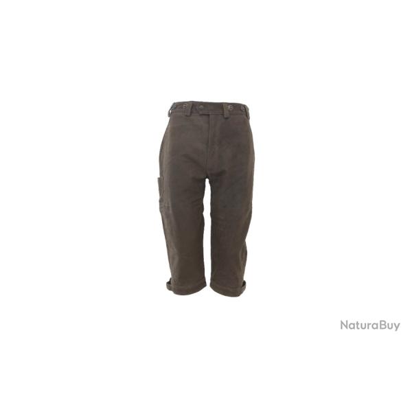 Knickers en cuir vert olive Chasse El�gance - CE62