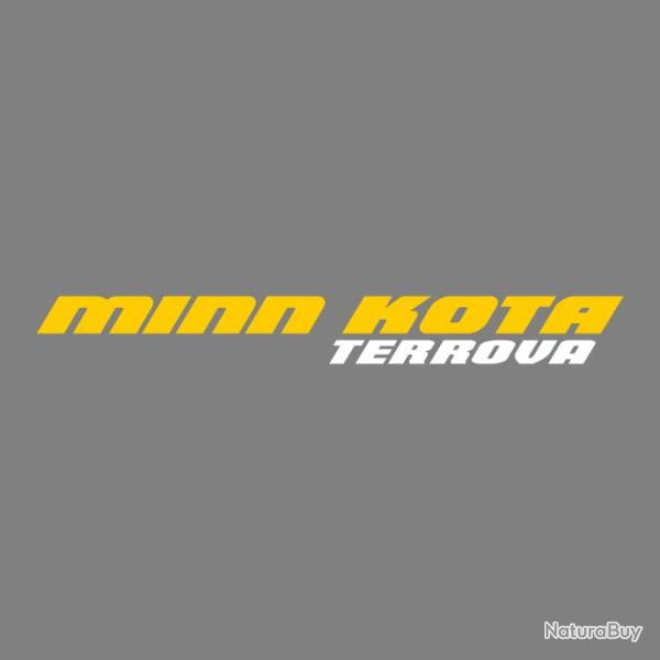 sticker MINN KOTA ref 2 matriel pche capot moteur hors bord bateau autocollants decals
