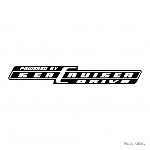 sticker SEA CRUISER ref 1 matriel pche capot moteur hors bord bateau autocollants decals