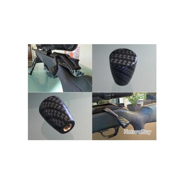 BOULE LONGUE CARBON POUR LEVIER DE CULASSE BLASER R93 - R8 ou Sauer, Mauser, Merkel, ...