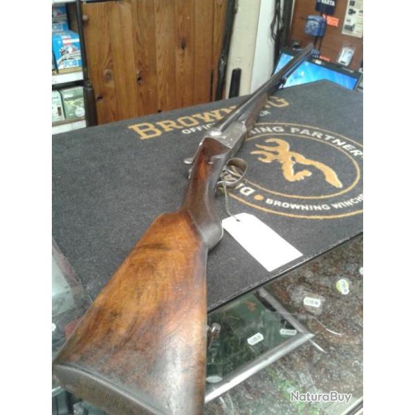 Fusil juxtapos Artisanal Franais Brevet SGDG en 16/65