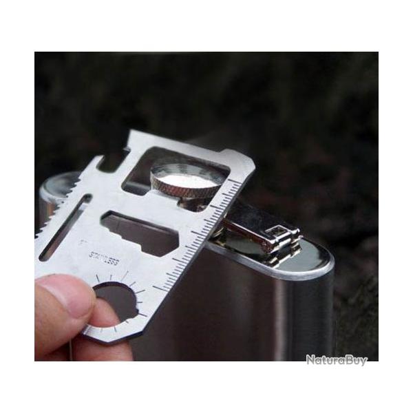 Carte multifonction de survie NEUF