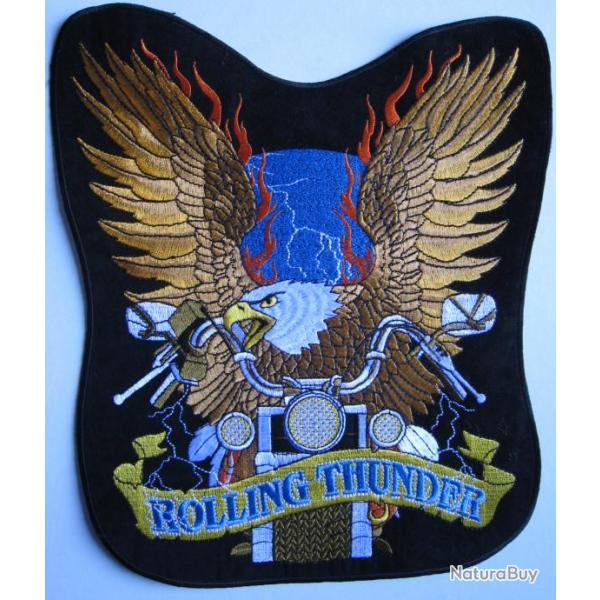 PATCH-ECUSSON/DOSSARD GRAND MODELE - BIKER CHOPPER - Ref.D04