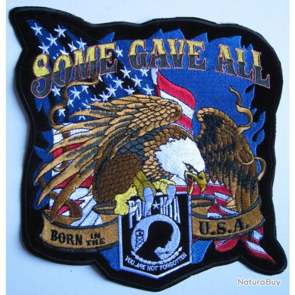 PATCH-ECUSSON/DOSSARD GRAND MODELE - POW MIA - Ref.D05