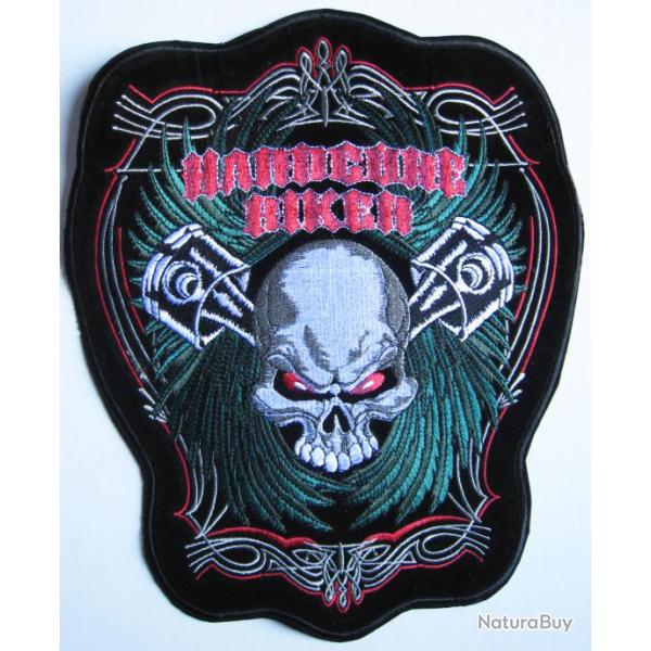 PATCH-ECUSSON/DOSSARD GRAND MODELE - SKULL - Ref.D07