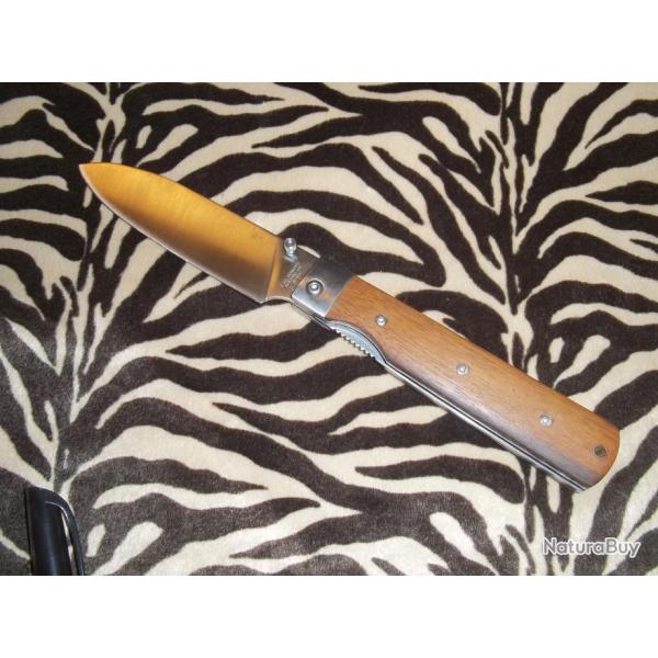 COUTEAU "BOIS JAPONAIS" HERBERTZ A SOLINGEN