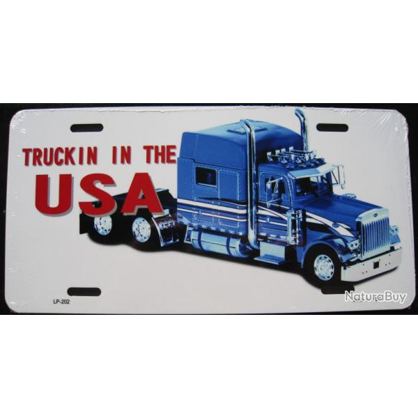 PLAQUE AUTO USA - CAMION - TRUCK - Rf.202