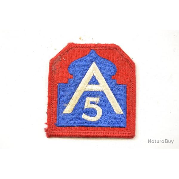 Insigne tissu / patch US ARMY 5th 5 th