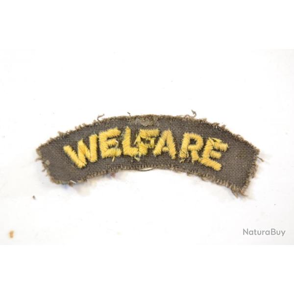 Insigne tissu / patch US ARMY welfare