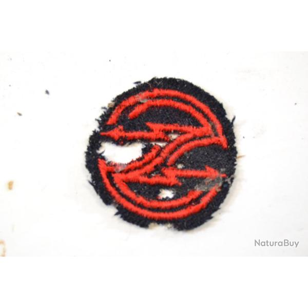 Insigne tissu / patch sp�cialit� "d�tecteur" de la marine nationale