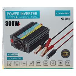 Convertisseur de courant pour batterie voiture  12V en 220V 150w - 300w + USB