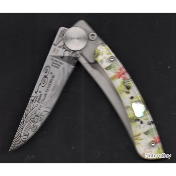 LAME et MANCHE D�COR� le THIERS "CARRIBEAN DANDY" GRATUIT grav�  Pr�nom