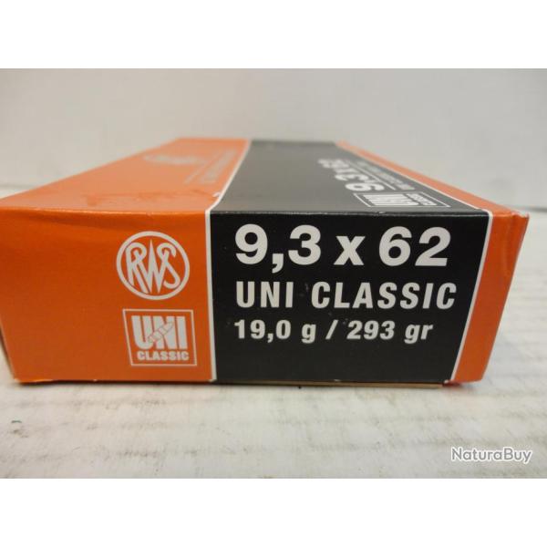 MARIUS  N2743- BOITE DE 20  BALLES RWS "UNI CLASSIC"  293GR  - NEUF!!!!!!SUPER PROMO