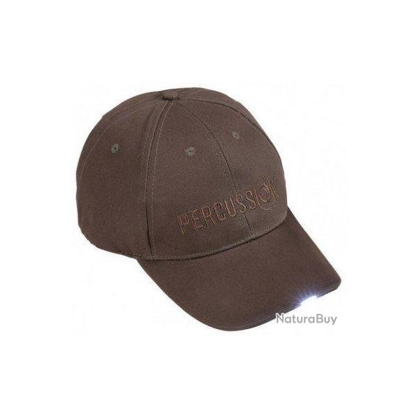 Casquette Led marron PERCUSSION