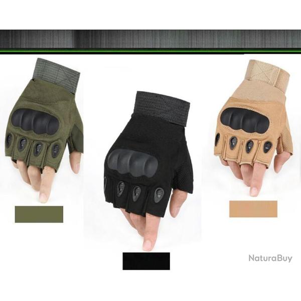 Gants Sport Militaire Tactique Vlo Airsoft Outdoor Noir L