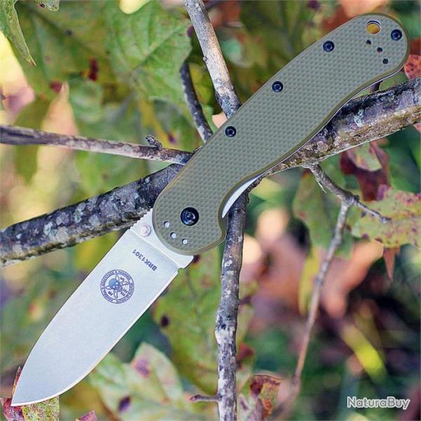 Couteau Esee Avispa Od Green Lame Acier D2 Manche FRN Framelock BRK1302OD