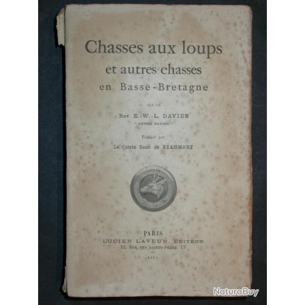 Chasses aux loups et autres chasses en Basse Bretagne - Davies 1912 - Chasse � courre