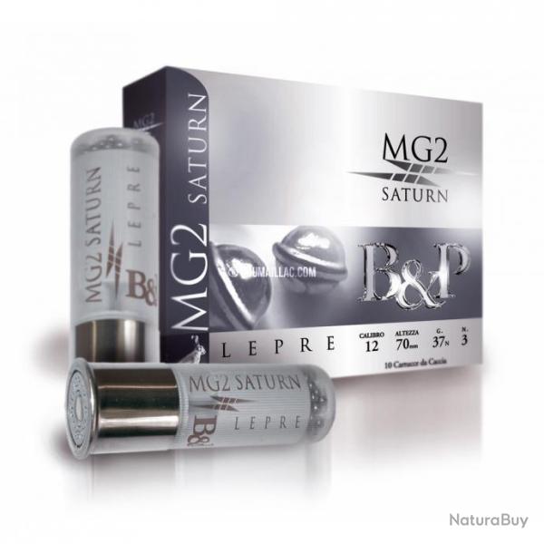 Boite de 10 Cartouches B&P MG2 Saturn Lepre 37G Cal 12/70 Pb 3