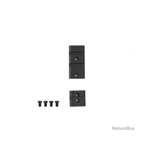 Paire d'embase Warne acier pour Remington Seven