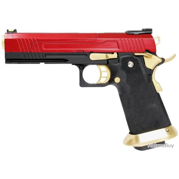 Rplique HX1104 FULL RED gaz GBB Pistolet