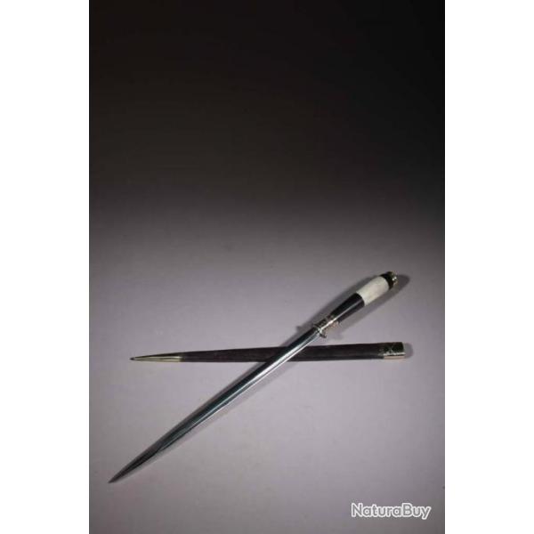 Grand stylet corse manche en �b�ne et cerf 94