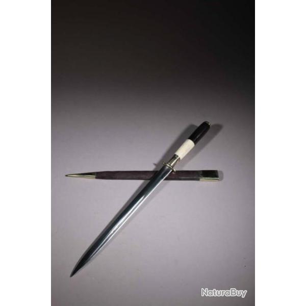 Grand stylet corse de collection manche en �b�ne et cerf 97