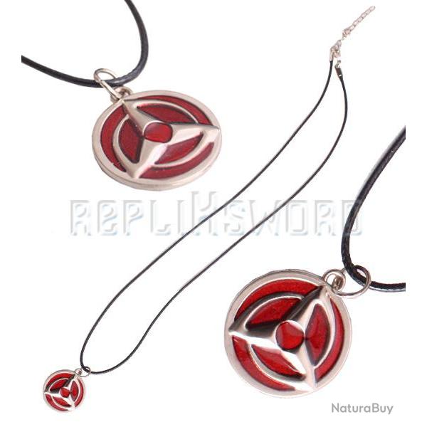 Sasuke - Collier Sharigan Manga Naruto Pendentif Repliksword