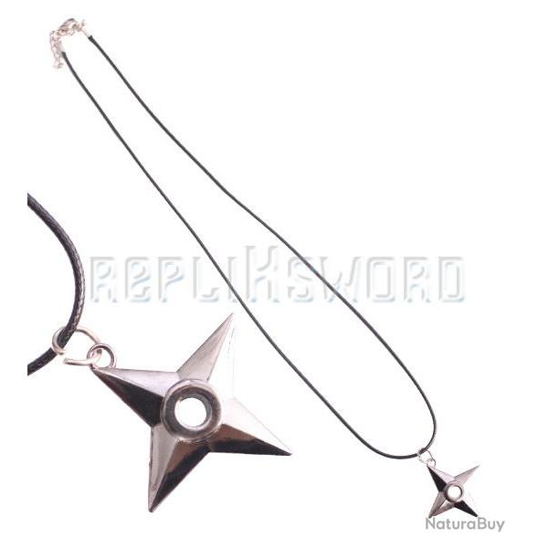 Naruto - Collier Shuriken Manga Naruto Pendentif Repliksword